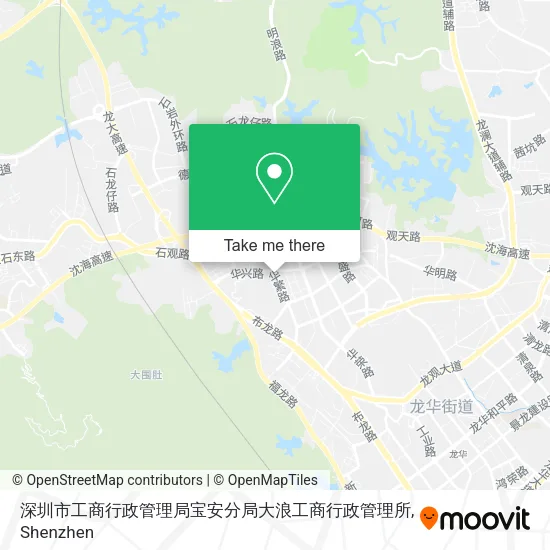 深圳市工商行政管理局宝安分局大浪工商行政管理所 map