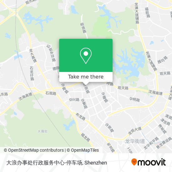 大浪办事处行政服务中心-停车场 map