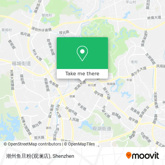 潮州鱼旦粉(观澜店) map