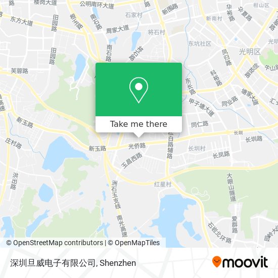 深圳旦威电子有限公司 map