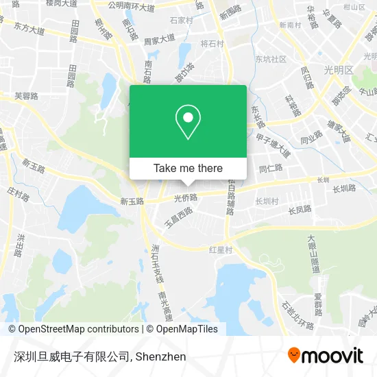 深圳旦威电子有限公司 map