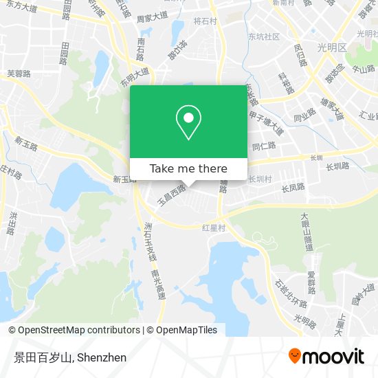 景田百岁山 map