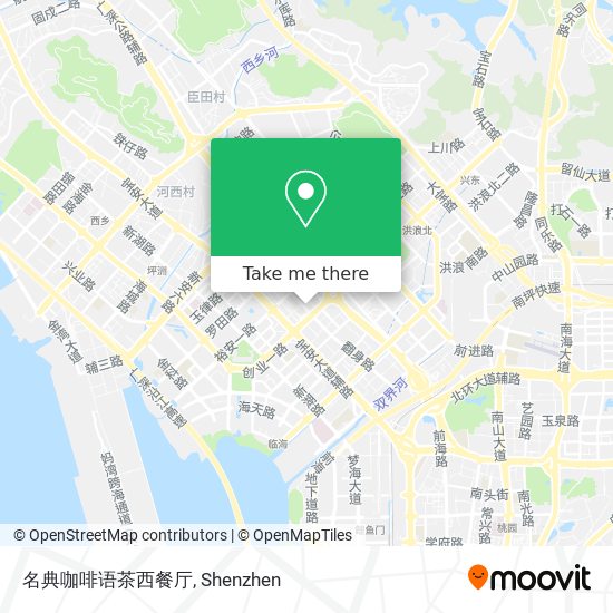 名典咖啡语茶西餐厅 map