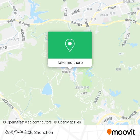 茶溪谷-停车场 map