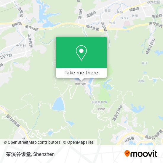 茶溪谷饭堂 map
