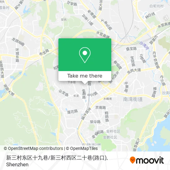 新三村东区十九巷/新三村西区二十巷(路口) map
