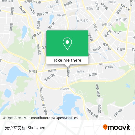 光侨立交桥 map
