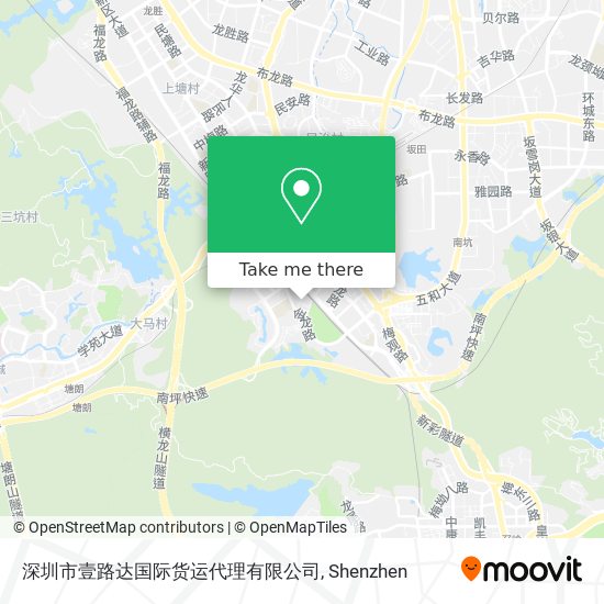 深圳市壹路达国际货运代理有限公司 map
