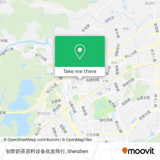 创辉奶茶原料设备批发商行 map