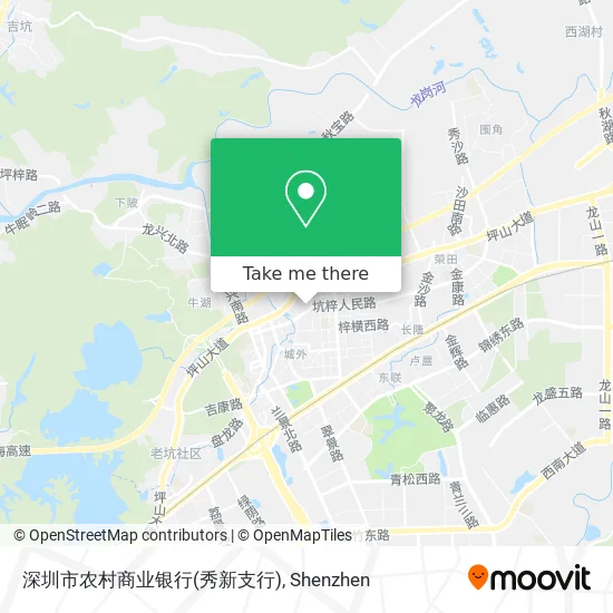深圳市农村商业银行(秀新支行) map