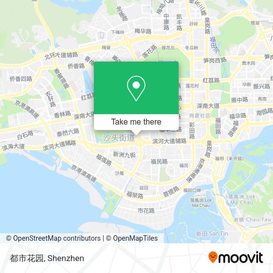 都市花园 map