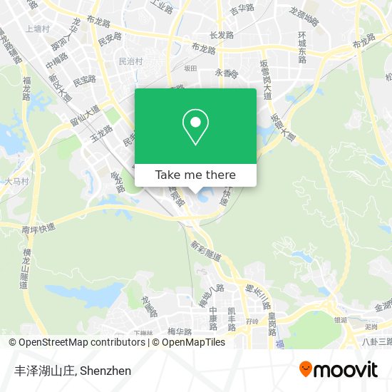 丰泽湖山庄 map