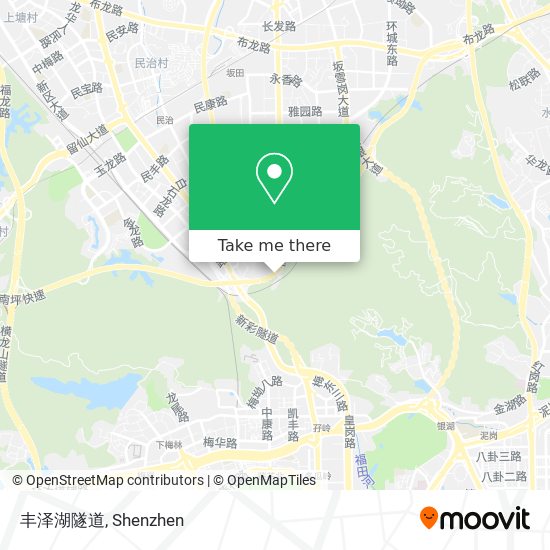 丰泽湖隧道 map