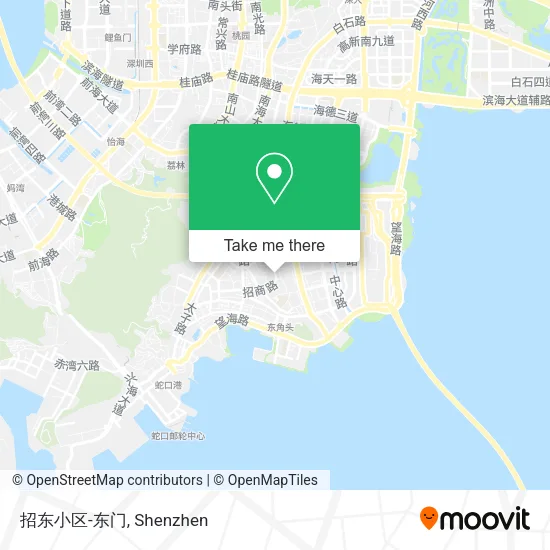 招东小区-东门 map