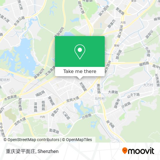 重庆梁平面庄 map