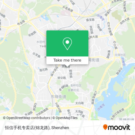 恒信手机专卖店(锦龙路) map