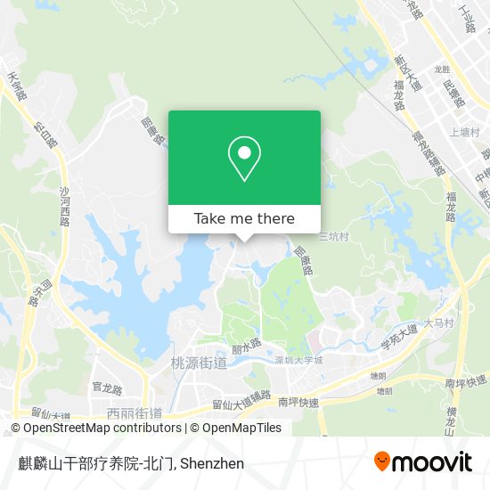 麒麟山干部疗养院-北门 map