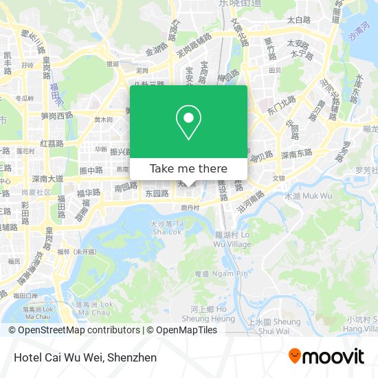 Hotel Cai Wu Wei map