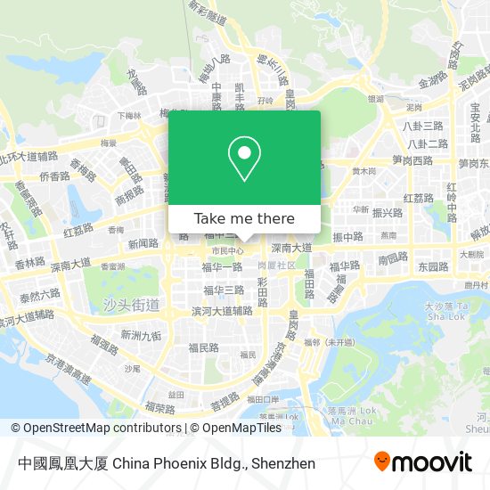 中國鳳凰大厦 China Phoenix Bldg. map