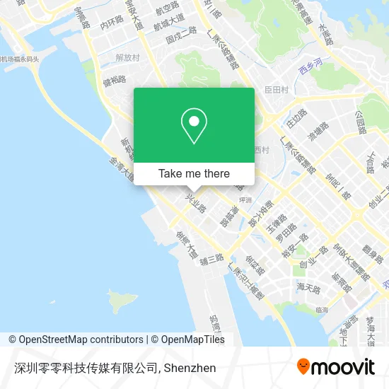 深圳零零科技传媒有限公司 map