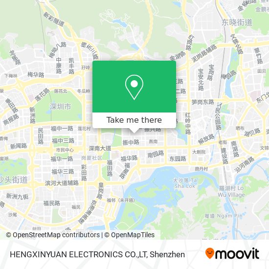 HENGXINYUAN ELECTRONICS CO.,LT map
