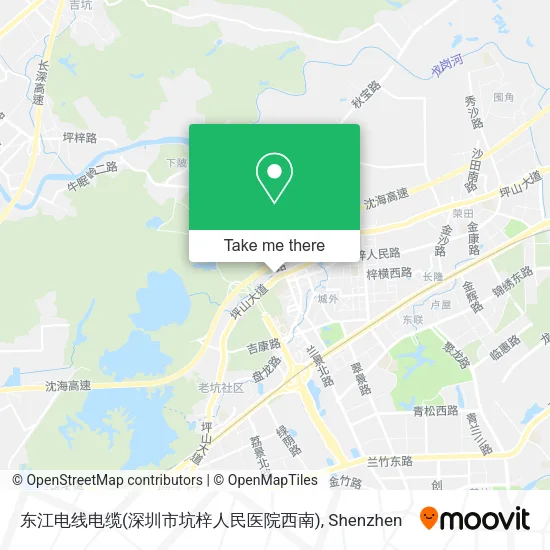 东江电线电缆(深圳市坑梓人民医院西南) map