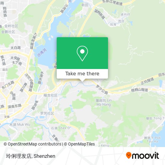 玲俐理发店 map