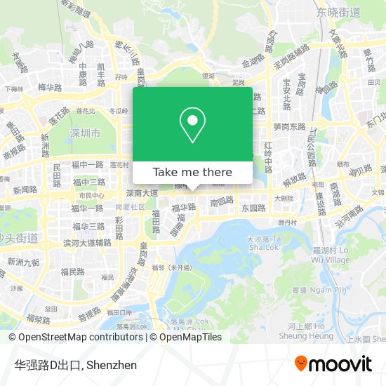 华强路D出口 map