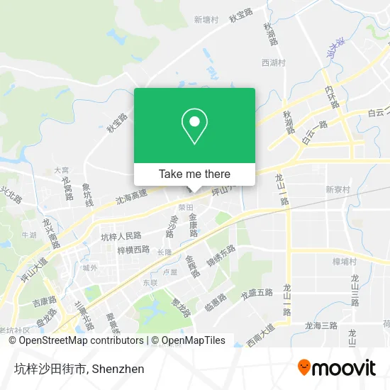 坑梓沙田街市 map