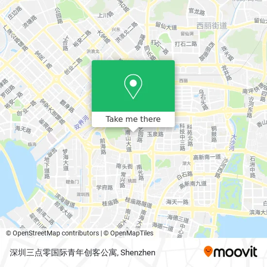 深圳三点零国际青年创客公寓 map