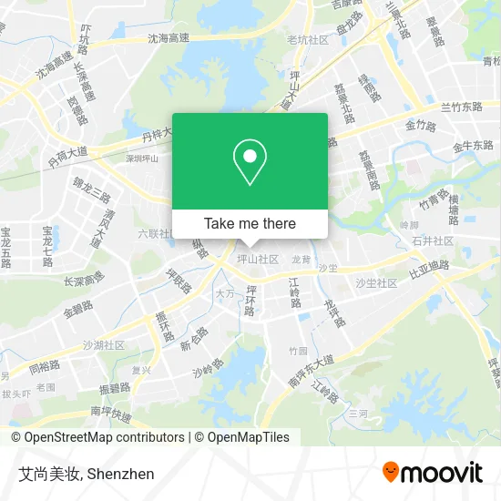 艾尚美妆 map