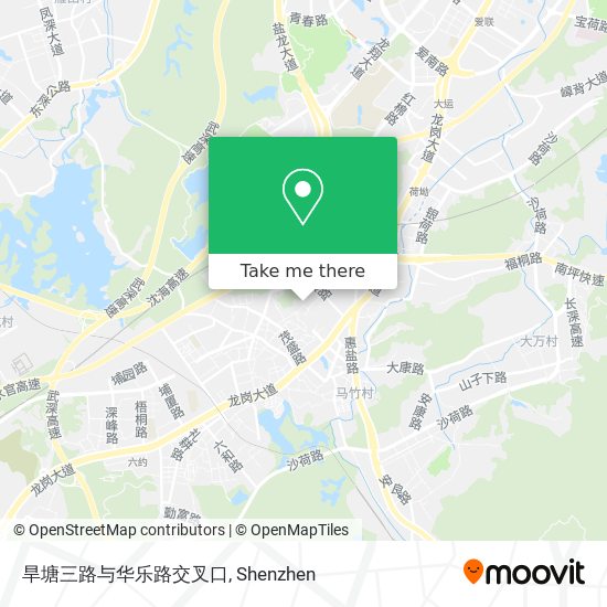 旱塘三路与华乐路交叉口 map
