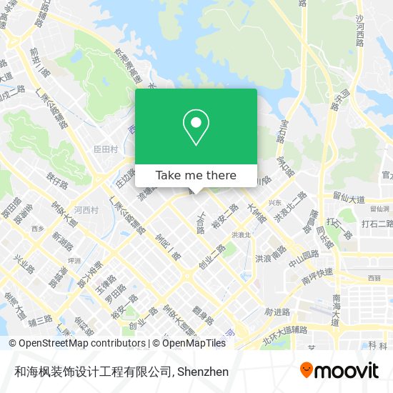 和海枫装饰设计工程有限公司 map