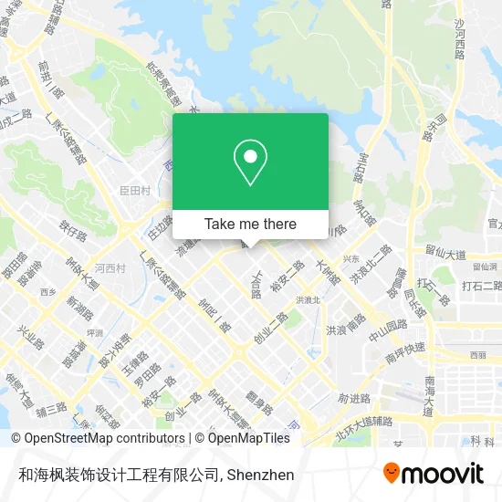 和海枫装饰设计工程有限公司 map