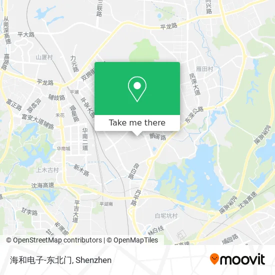 海和电子-东北门 map