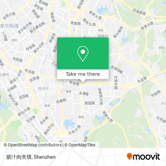 腊汁肉夹馍 map