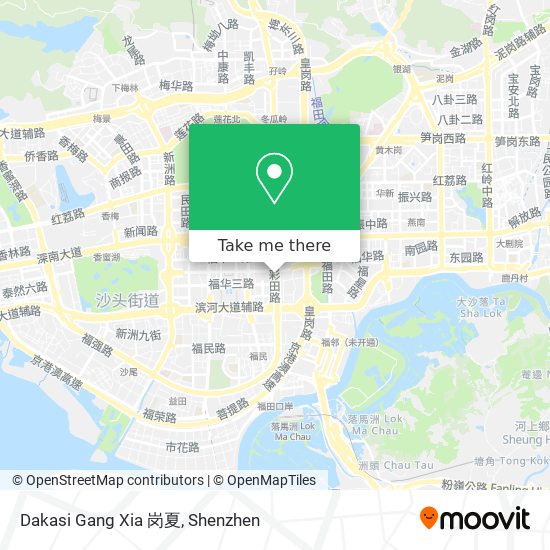 Dakasi Gang Xia 岗夏 map