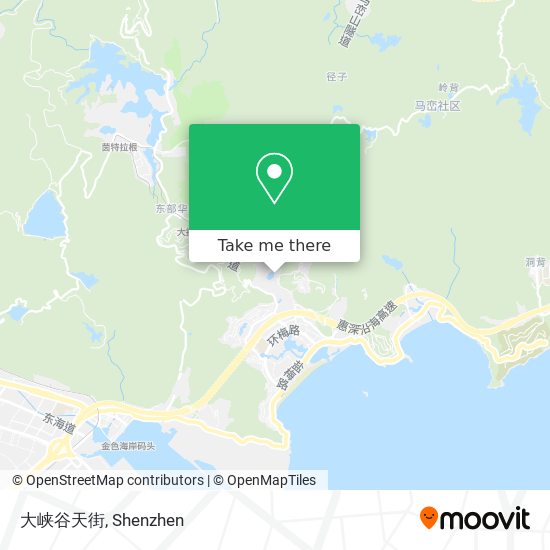 大峡谷天街 map