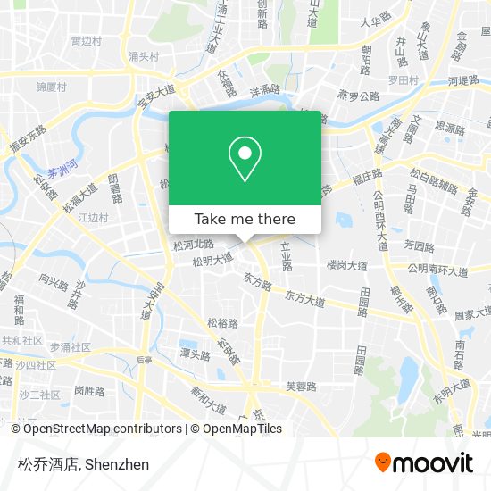 松乔酒店 map