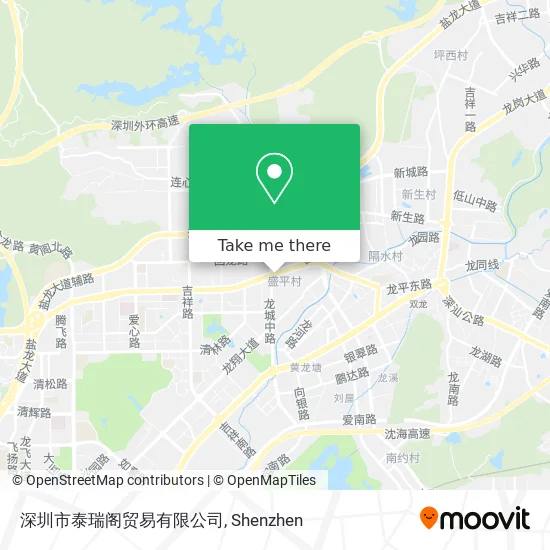 深圳市泰瑞阁贸易有限公司 map