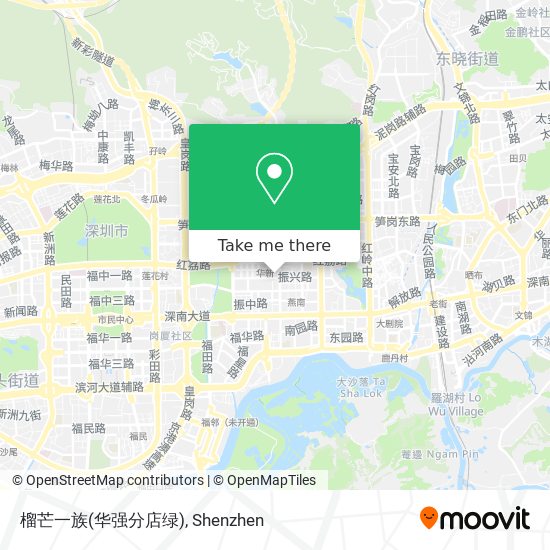 榴芒一族(华强分店绿) map
