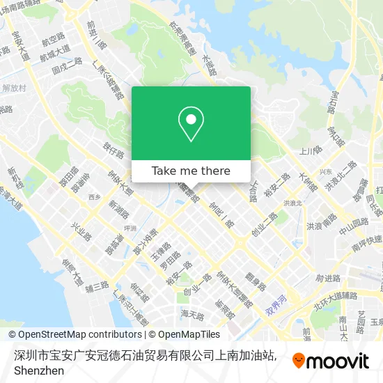 深圳市宝安广安冠德石油贸易有限公司上南加油站 map