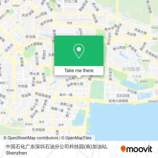 中国石化广东深圳石油分公司科技园(南)加油站 map