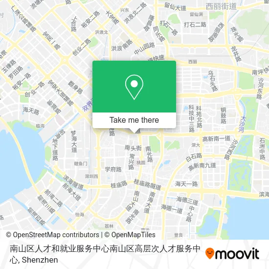 南山区人才和就业服务中心南山区高层次人才服务中心 map