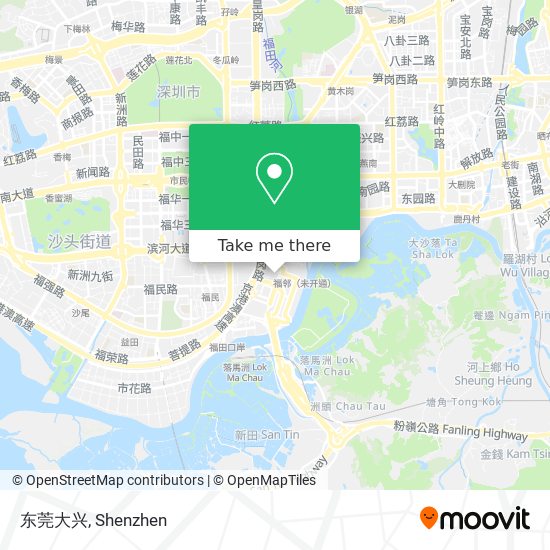 东莞大兴 map