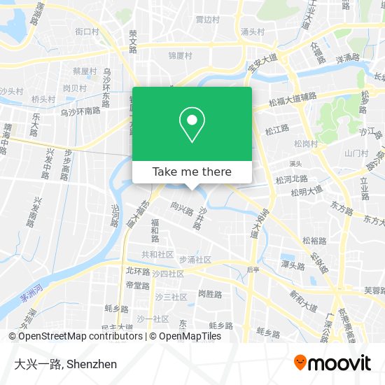 大兴一路 map