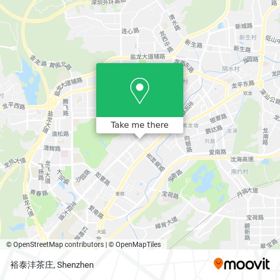 裕泰沣茶庄 map