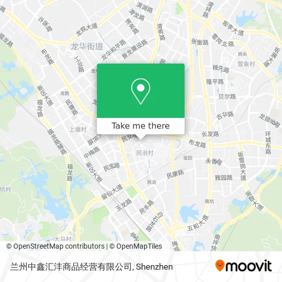 兰州中鑫汇沣商品经营有限公司 map