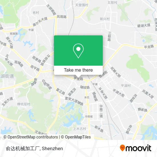 俞达机械加工厂 map