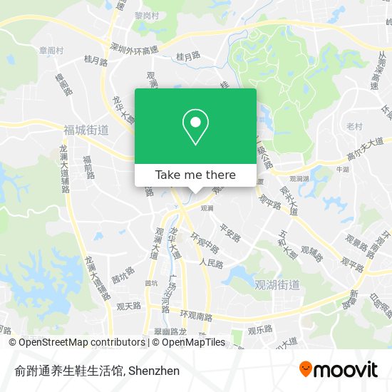 俞跗通养生鞋生活馆 map